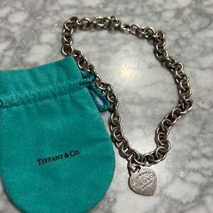 Return to Tiffany heart choker necklace